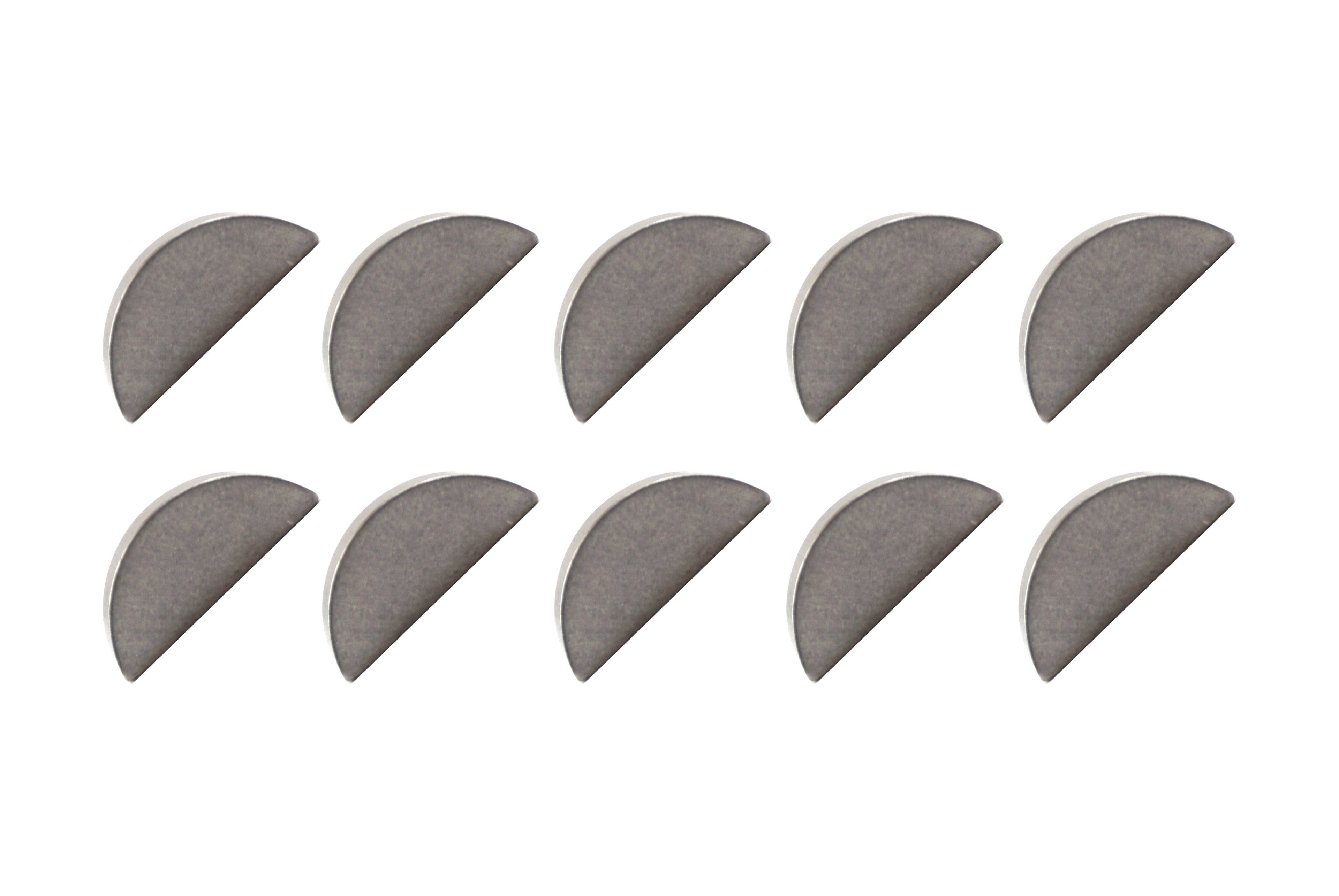 WOODRUFF KEY 3.00 x 15.45 x 6.45mm (PACK OF 10) 5392