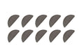 WOODRUFF KEY 3.20 x 12.00 x 5.12mm (PACK OF 10) 5761