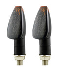 INDICATORS LED SMOKE LENS AMBER LIGHT (Pack of 2) M10 BOLT