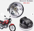 HEAD LIGHT UNIT ROUND CLEAR GLASS 2002 - 2013 YAMAHA YFB125 TYPE