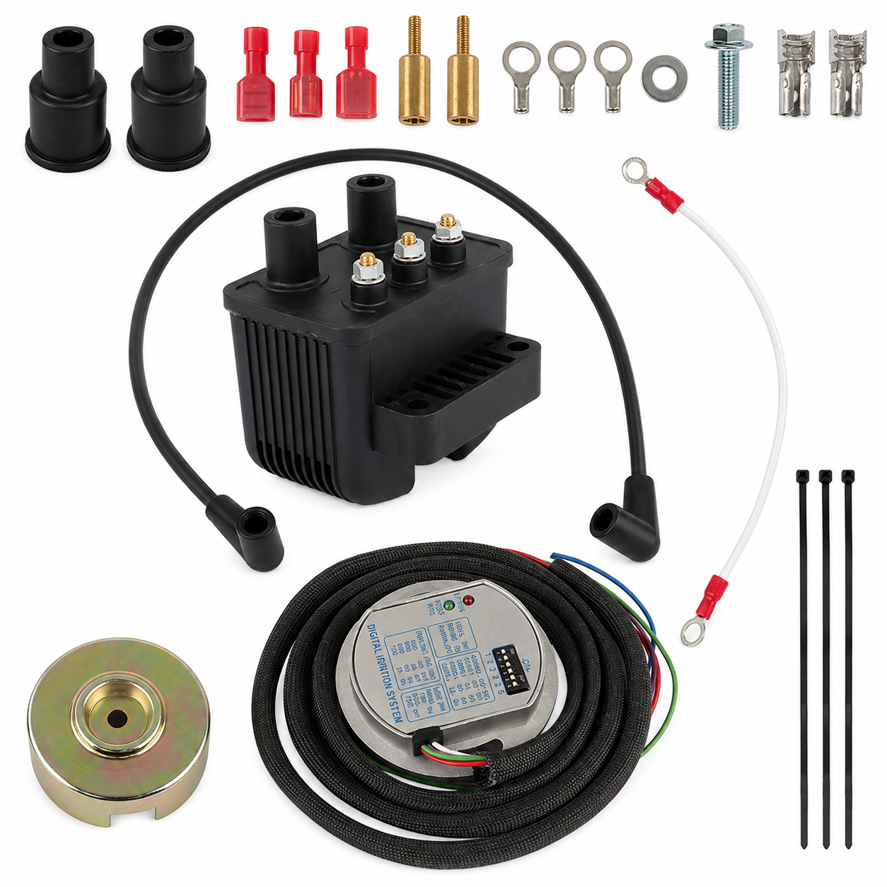 PROGRAMMABLE SINGLE FIRE IGNITION MODULE 70-03 HARLEY-DAVIDSON BIG TWIN SPORTSTER 53-660
