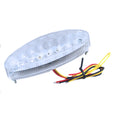 LED REAR OVAL LIGHT WHITE LENS 121409153