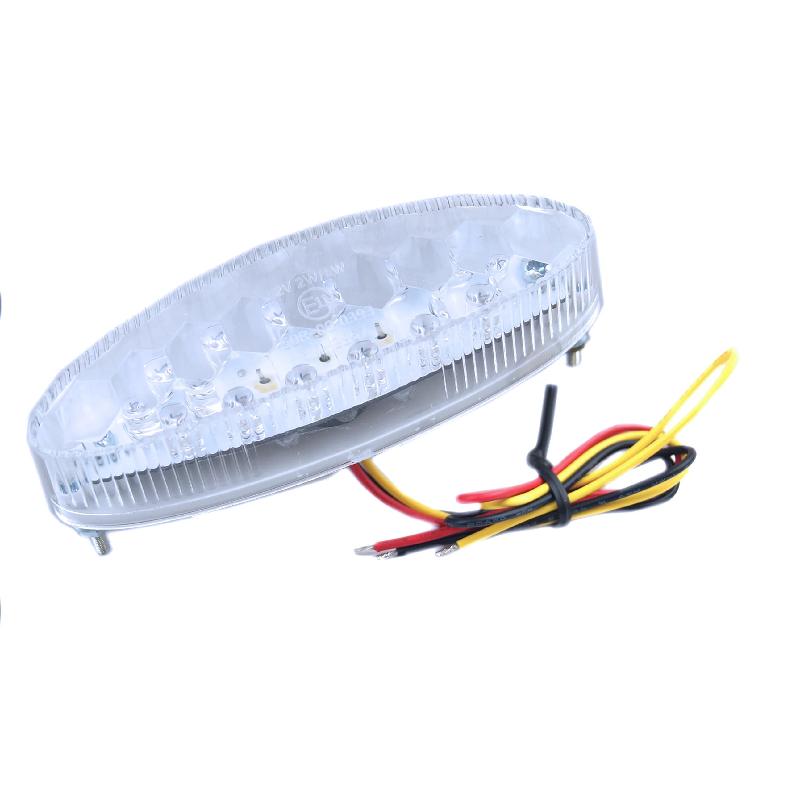 LED REAR OVAL LIGHT WHITE LENS 121409153