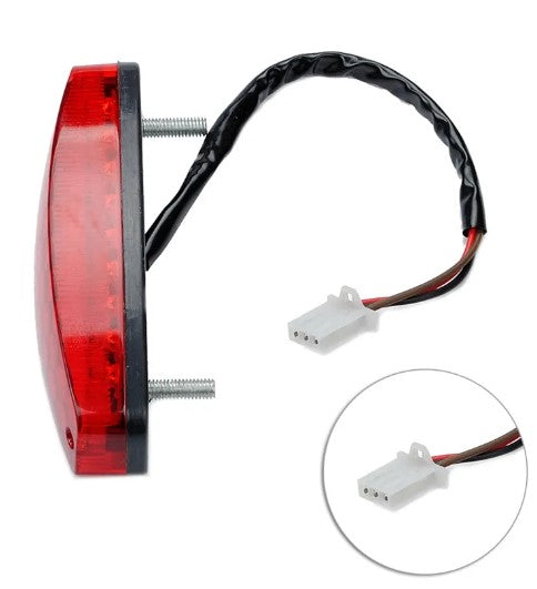 REAR LED STOP BRAKE LIGHT RED 3 WIRES 12V UNIVERSAL H7BD