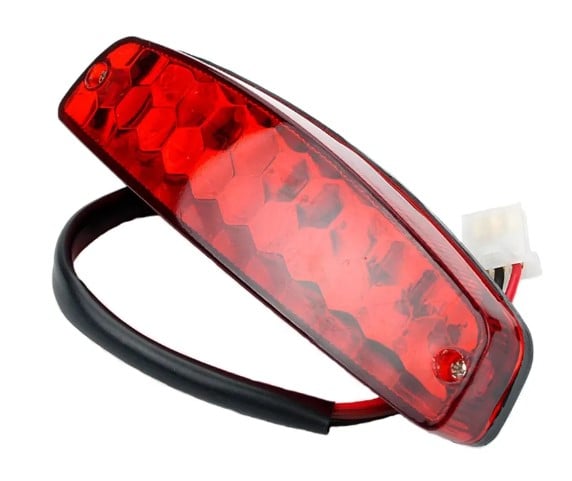 REAR LED STOP BRAKE LIGHT RED 3 WIRES 12V UNIVERSAL H7BD
