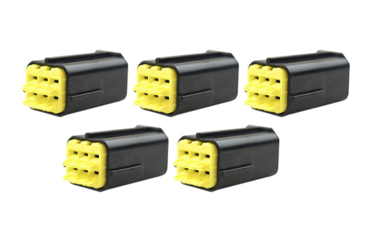 6 PIN MALE CONNECTOR FRA-117, PACK / 3