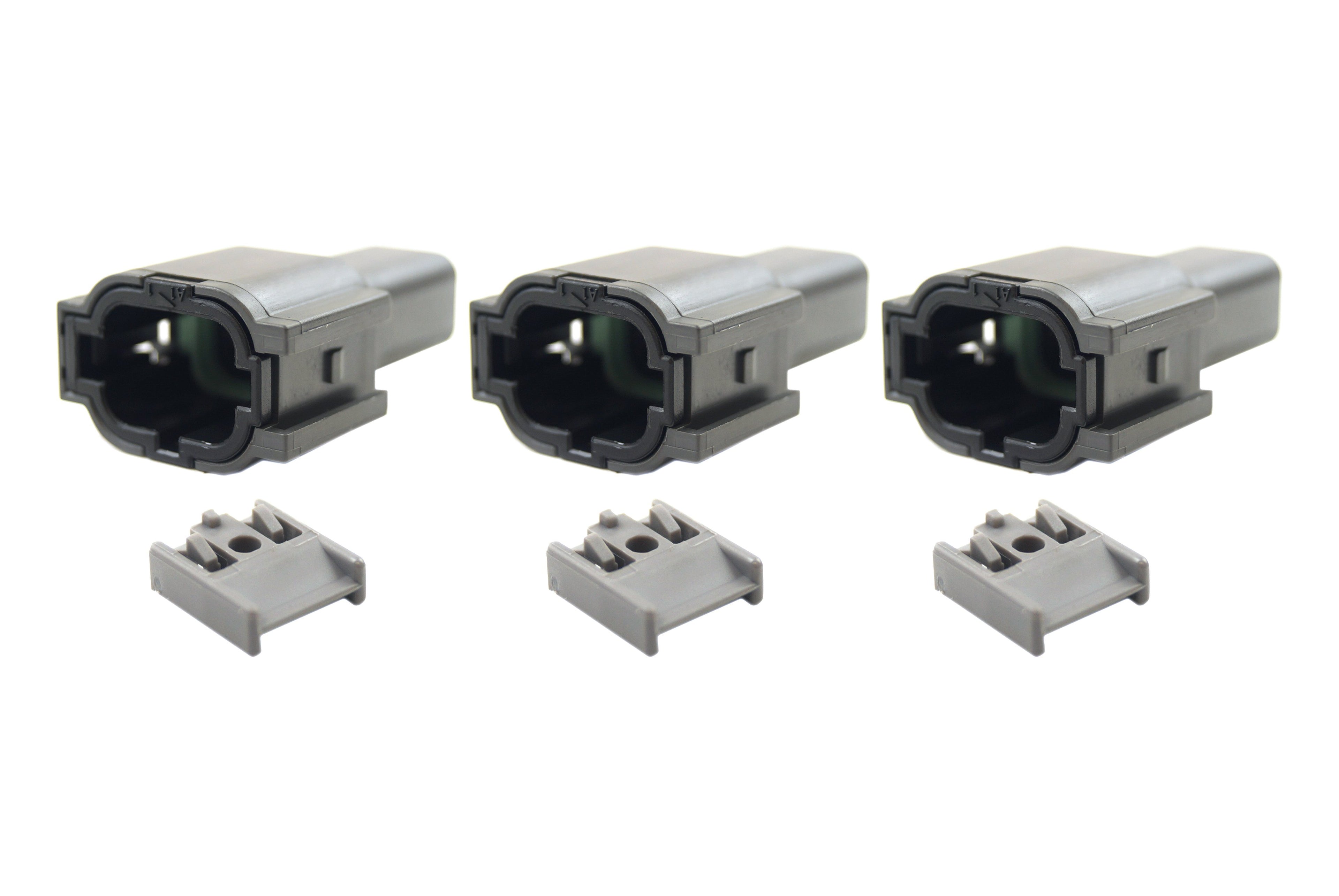 4 PIN MALE CONNECTOR FRM-108, PACK / 3