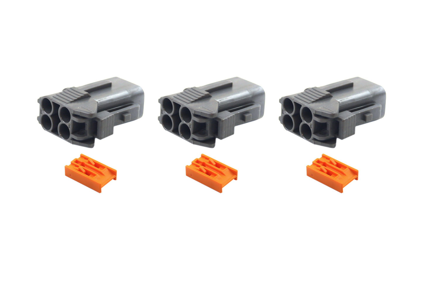 4 PIN FEMALE CONNECTOR FRM-109, PACK / 3