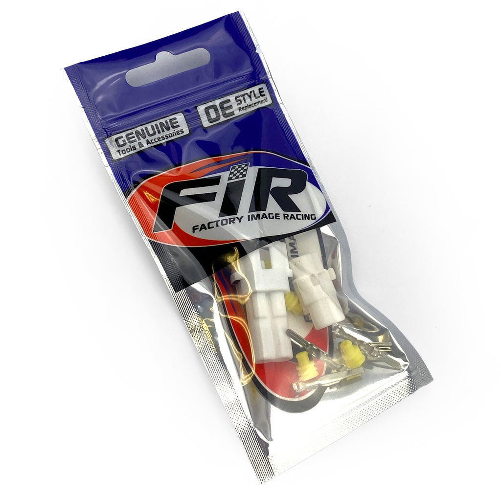 ELECTRICAL CONNECTOR 2 PIN BLOCK KIT WITH MALE FEMALE TERMINALS