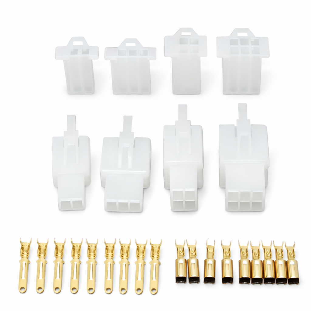 Blocks Rpin ELECTRICAL CONNECTOR BLOCK KIT + TOOL 200Pcs 2.8mm 2 3 4 6 PIN BLOCKS ...