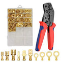 CRIMP TERMINALS KIT 2.8 4.8 6.3mm MALE AND FEMALE WIRE CONNECTOR INSULATED SLEEVES SN-48B