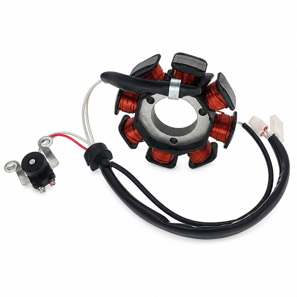 STATOR COIL 8 COILS 3 HOLE FOR YAMAHA YBR125 XTZ125 LIBERO125 IGNITION MAGNETO