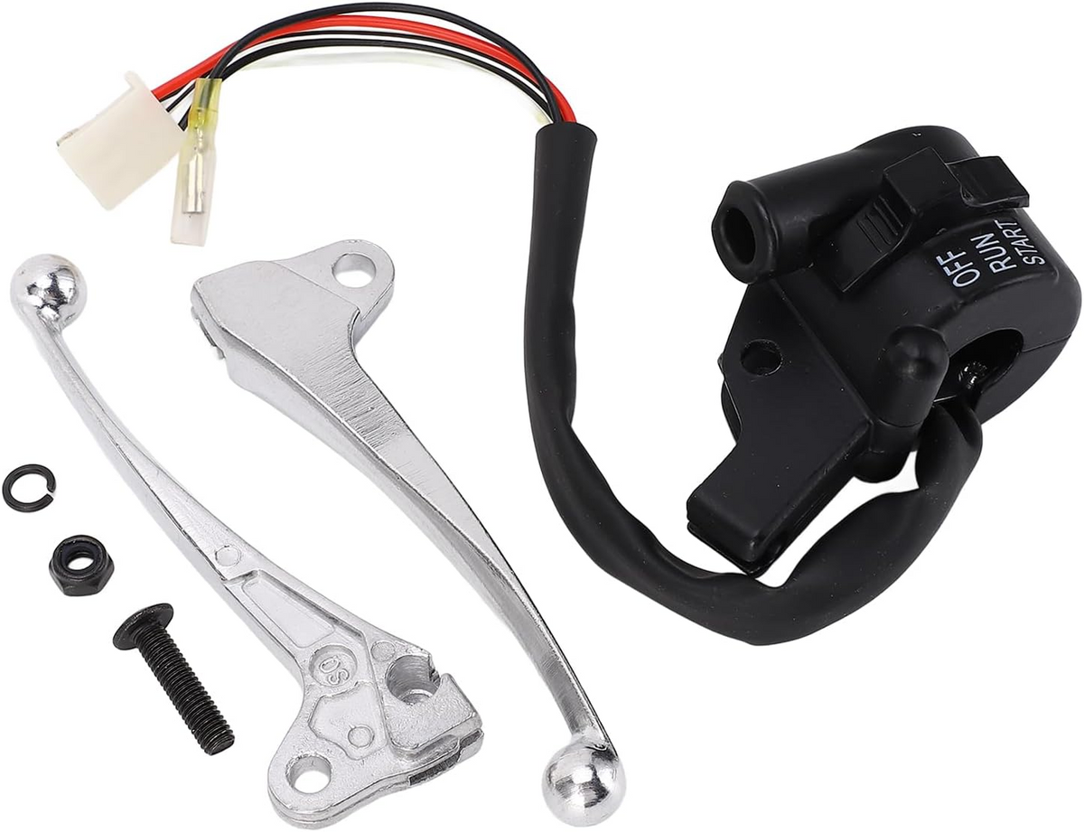 KILL SWITCH WITH LEVERS RH THROTTLE HOUSING KIT 98-05 YAMAHA PW PY 50 3PT-82920-00-00