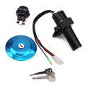 IGNITION SWITCH LOCK & TANK CAP FOR YAMAHA YBR125 CARB MODELS 3D9-Y8250-27
