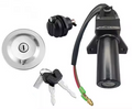 IGNITION SWITCH LOCK & TANK CAP YAMAHA YBR125 EURO 111 ROUND CAP 2 WIRE
