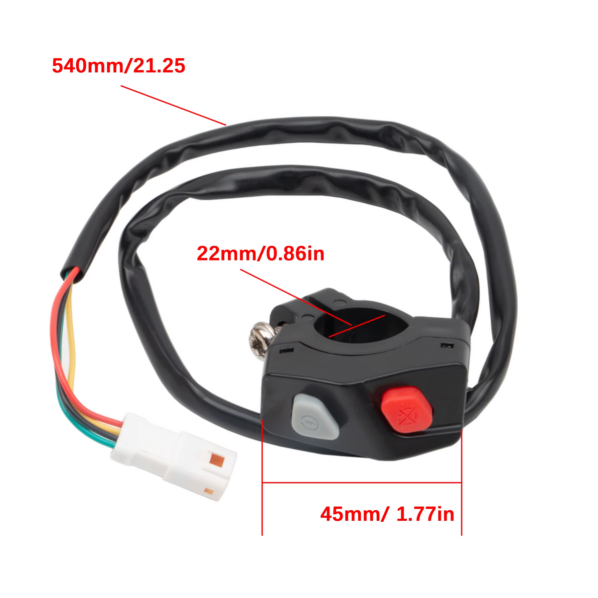 SWITCH STARTER STOP KILL TWO FUNCTIONGAS/TE/EXC/FE 125-250cc