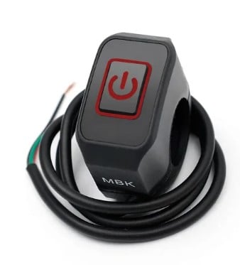 SWITCH WITH LED RED DISPLAY WATERPROOF HEADLIGHT HORN ON OFF LAMP