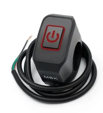 SWITCH WITH LED RED DISPLAY WATERPROOF HEADLIGHT HORN ON OFF LAMP