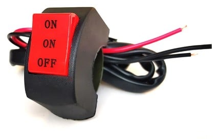 HEADLIGHT SWITCH FAR NEAR THREE LINE HANDLEBAR DRIVING LIGHT BUTTON