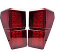 RED LED TAIL LIGHTS REAR BRAKE STOP LIGHTS 2018-2024 POLARIS RANGER 1000 2413766