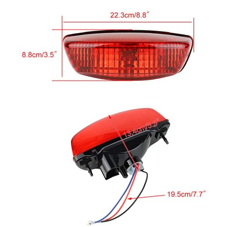 TAILLIGHT 02-14 SUZUKI KAWASAKI QUADSPORT EIGER VINSON KFX KSF 250 400 500 35710-03G30