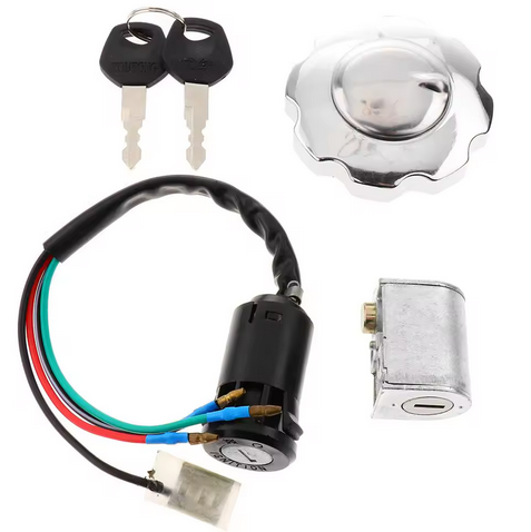IGNITION SWITCH 4 WIRES FUEL CAP HONDA NC PA MT 50 H100 CG110 CG CB XL 125 35100-147-671