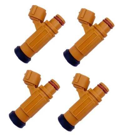 FUEL INJECTORS 4PCS 2003-2009 YAMAHA YZF-R6 YZF-R6S 5SL137610000 5SL-13761-00-00