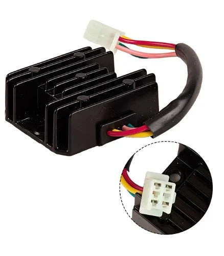 Voltage Regulator Rectifier 4 Wires 4 Pins 12V 150-250CC Motorcycle GY6 50 150cc Scooter Moped ATV
