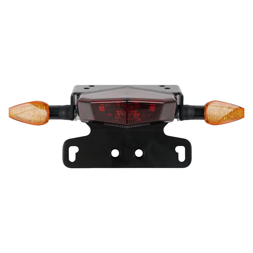 LICENSE PLATE HOLDER BRAKE LIGHT KIT 00-24 SUZUKI DR-Z 400 S SM REAR 12 LED TURN SIGNAL MOUNT HOLES
