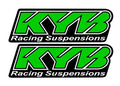 KYB GREEN FORK STICKER 1 PAIR REFLECTIVE SUSPENSION DECAL