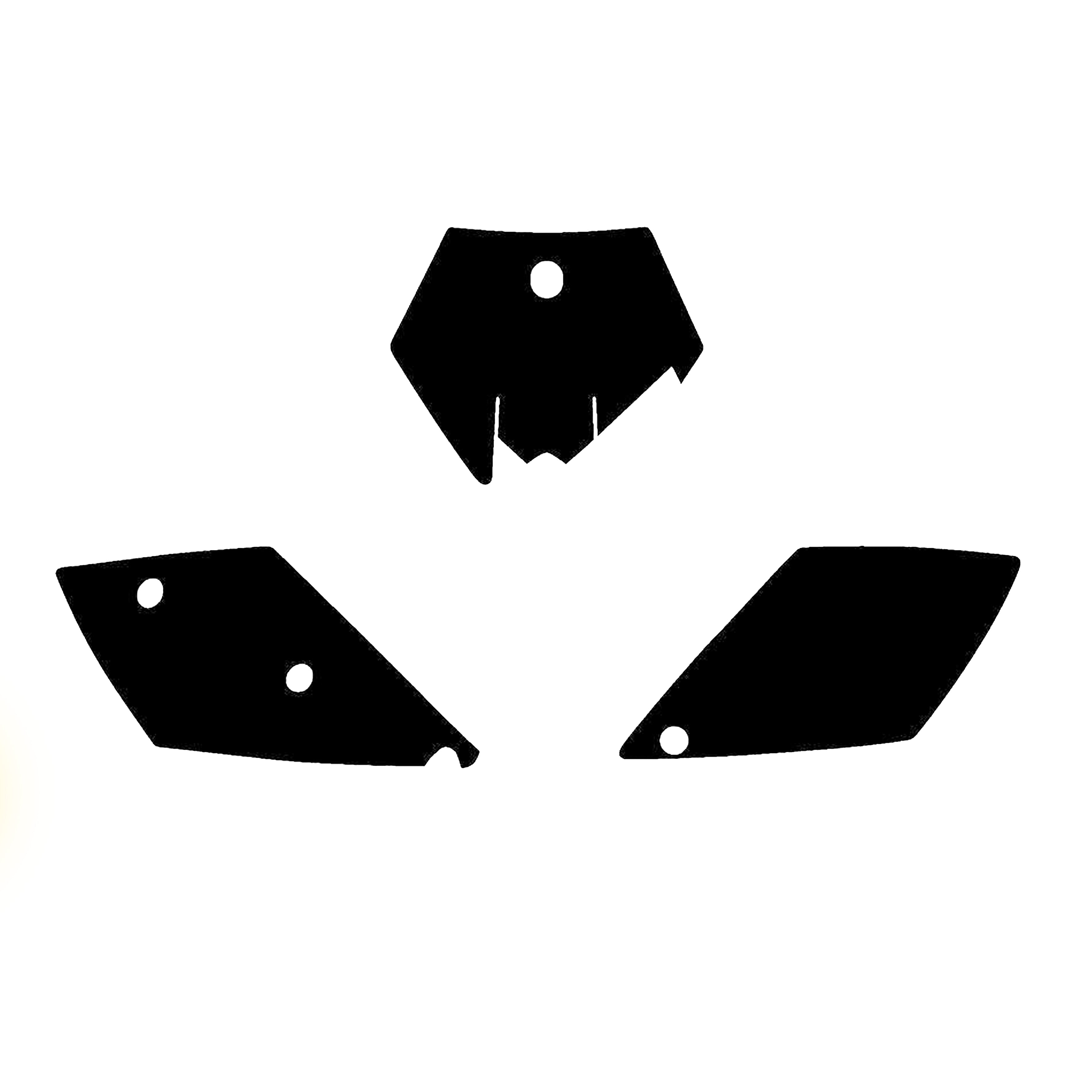 03-06 KTM200/250/450, SX 125/525 04-06, BLACK BACKGROUNDS, BLACKBIRD 3509/20