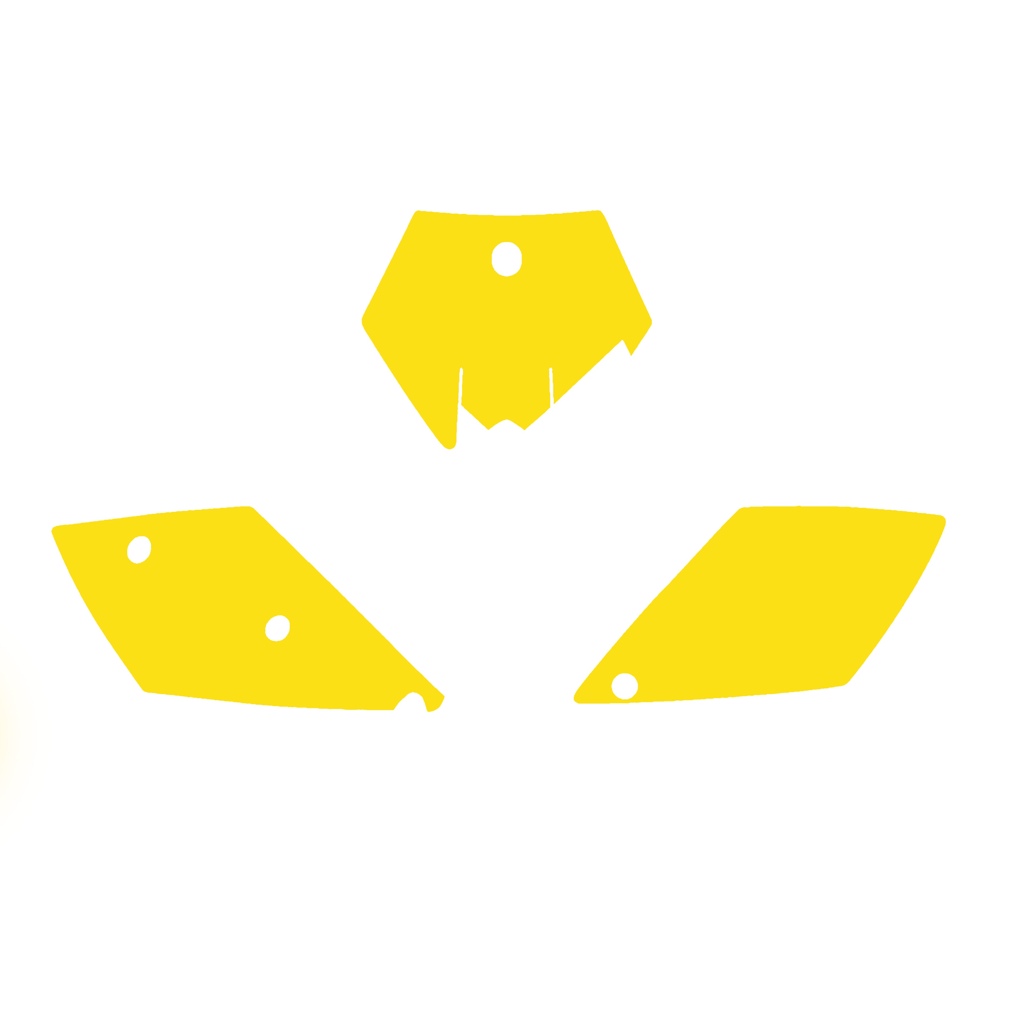 03-06 KTM200/250/450, SX 125/525 04-06, YELLOW BACKGROUNDS, BLACKBIRD 3509/40
