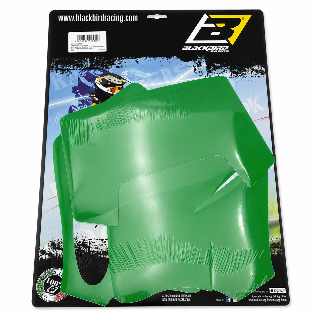 93-99 4 STROKE KTM EXC GREEN PRE CUT BACKGROUNDS, BLACKBIRD 3503/30