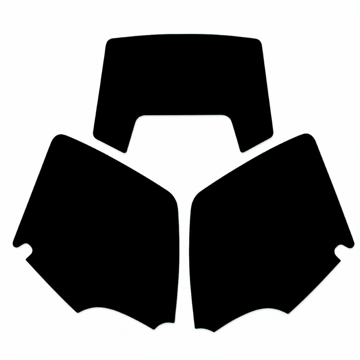 1998 KTM EXC 2 STROKE BLACK PRECUT BACKGROUNDS, BLACKBIRD 3505/20