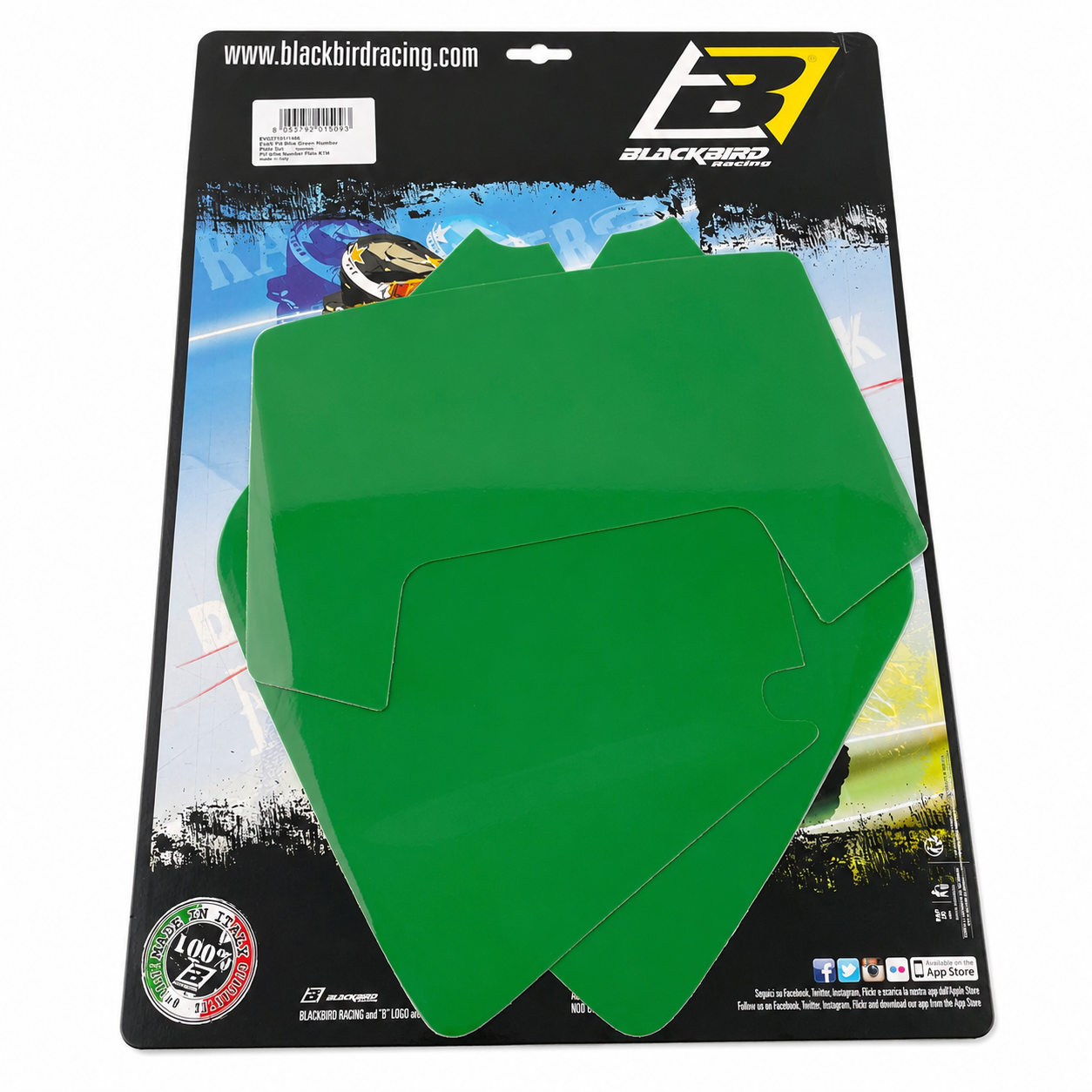 1998 KTM EXC 2 STROKE GREEN PRECUT BACKGROUNDS, BLACKBIRD 3505/30