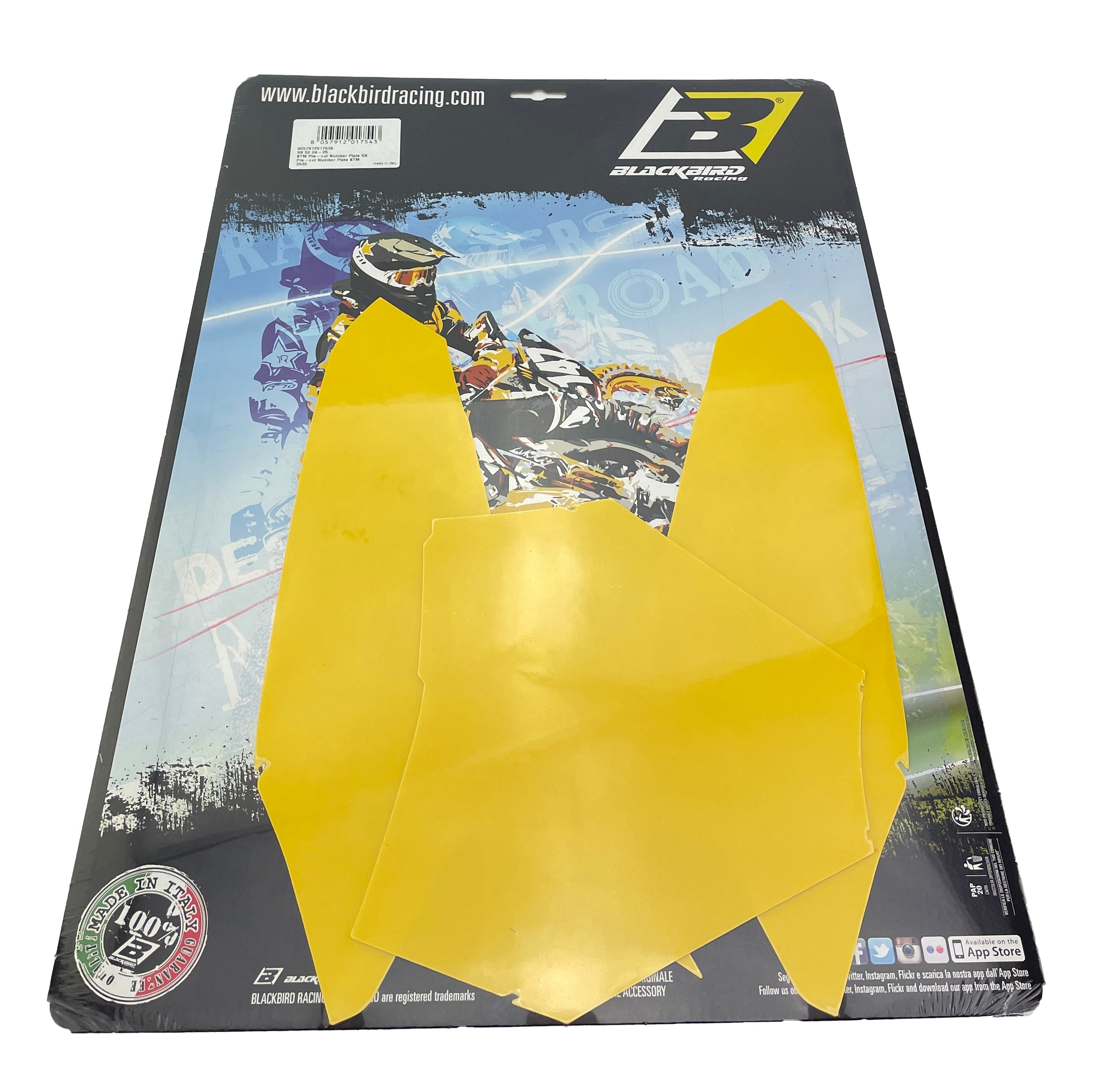 KTM SX 50 24-25 YELLOW BACKGROUNDS, BLACKBIRD 3532/40