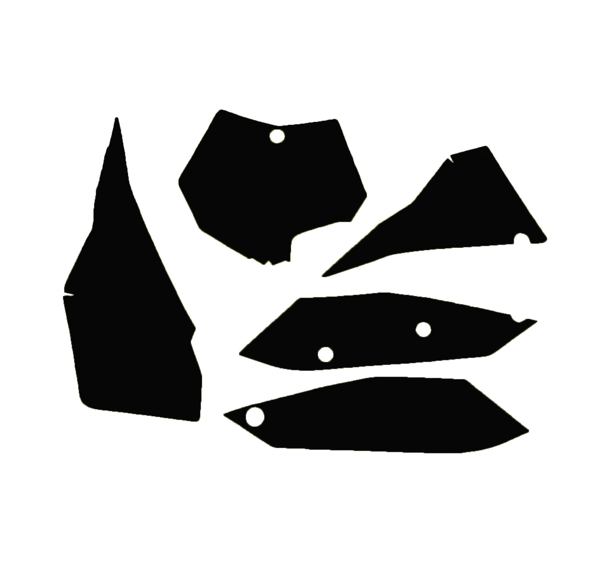 92 YZ125/250 BLACK BACKGROUNDS