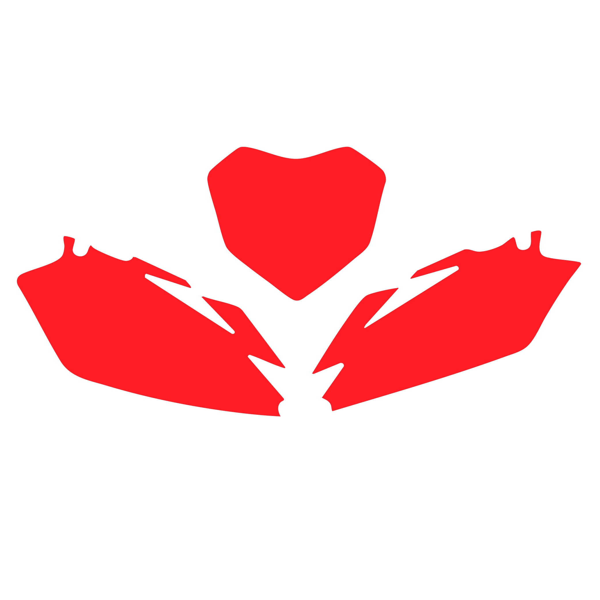 13-16 CRF450 BACKGROUNDS RED, BLACKBIRD 3138/60