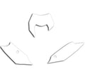 14-16 EXC KTM WHITE PRE CUT BACKGROUNDS, BLACKBIRD 3522/10