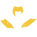 14-16 EXC KTM YELLOW PRE CUT BACKGROUNDS, BLACKBIRD 3522/40
