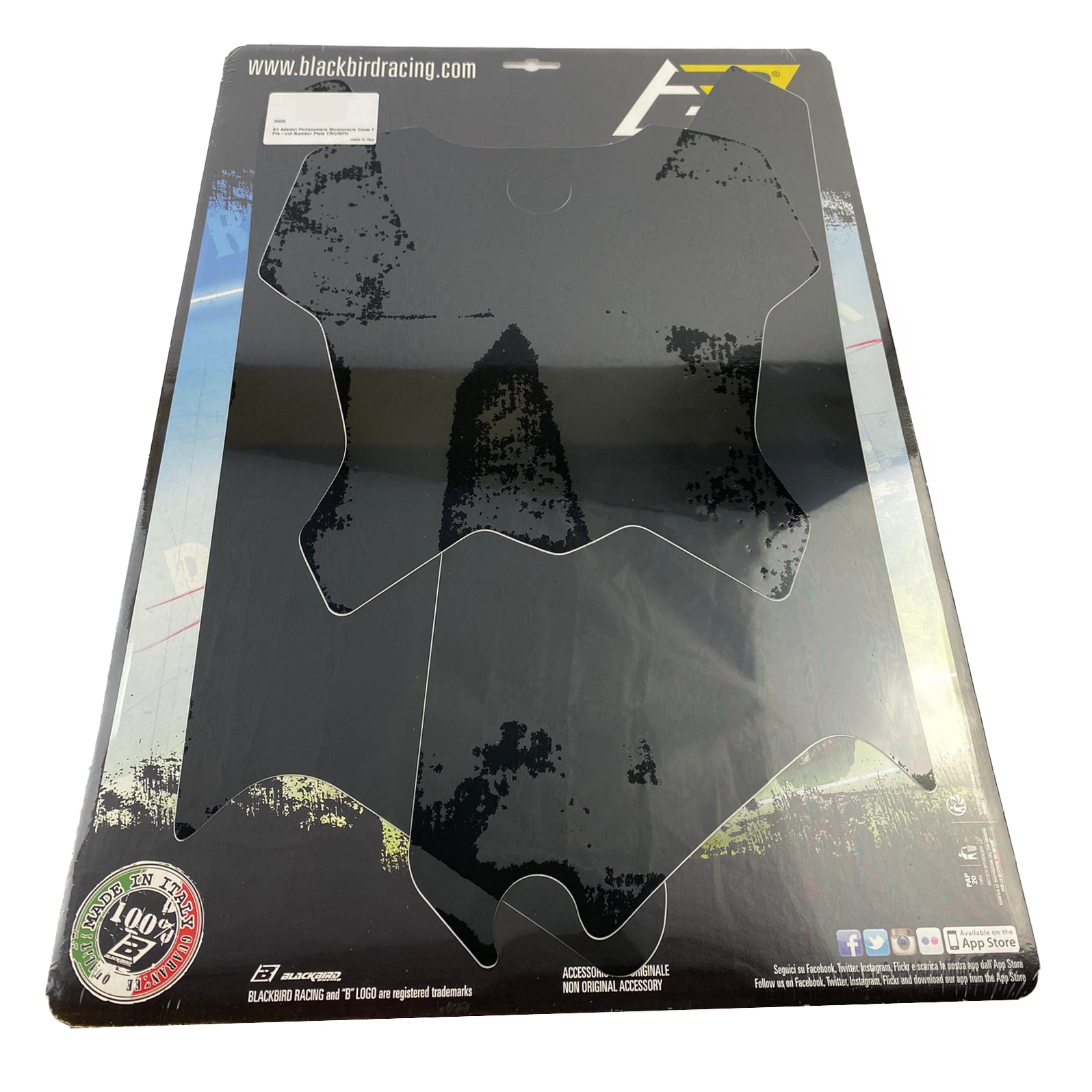 TRIUMPH TF 250X 24-25 BLACK MX PRE CUT, BLACKBIRD 3H00/20
