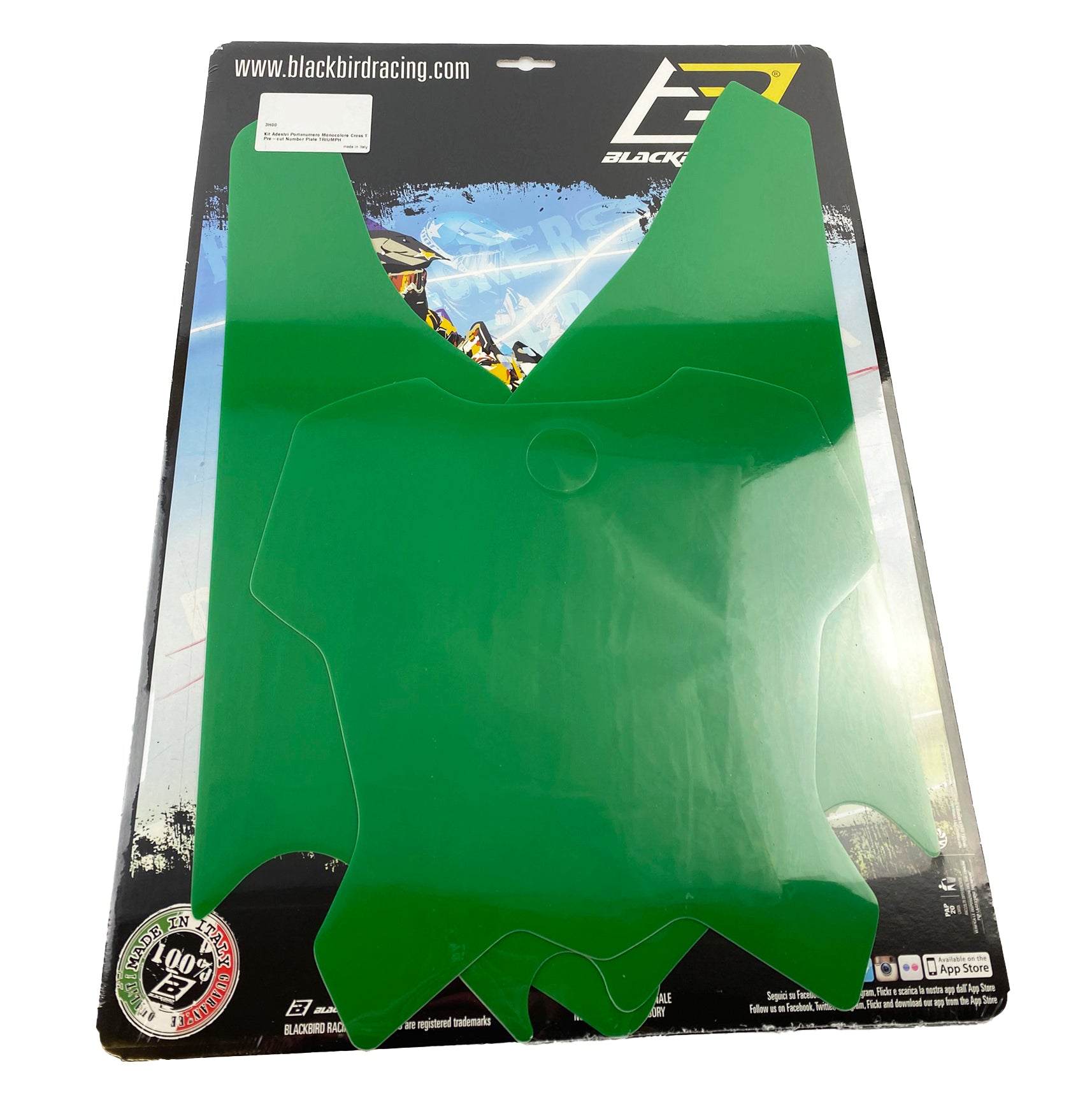 TRIUMPH TF 250X 24-25 GREEN MX PRE CUT, BLACKBIRD 3H00/30
