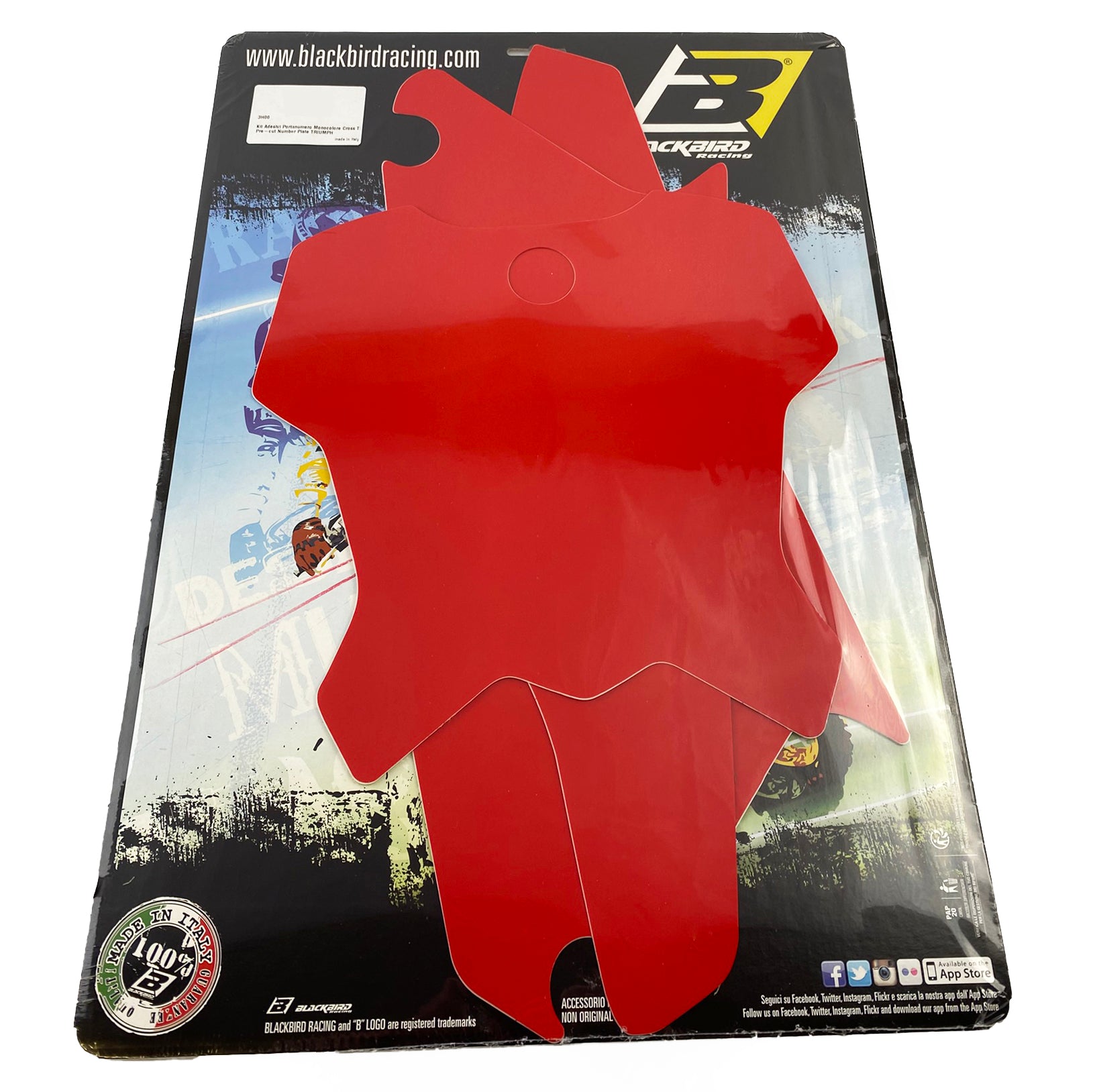 TRIUMPH TF 250X 24-25 RED MX PRE CUT, BLACKBIRD 3H00/60