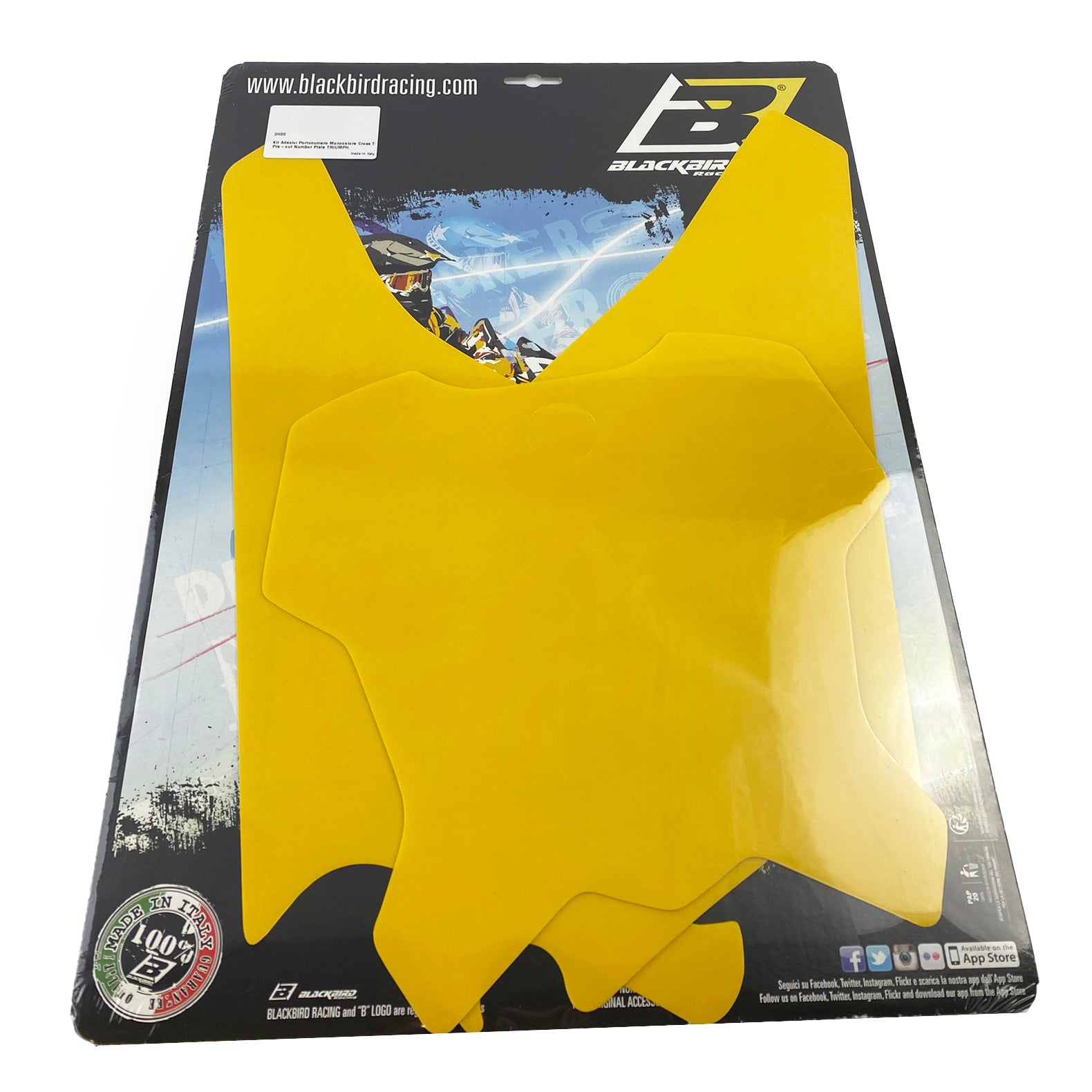 TRIUMPH TF 250X 24-25 YELLOW MX PRE CUT, BLACKBIRD 3H00/40