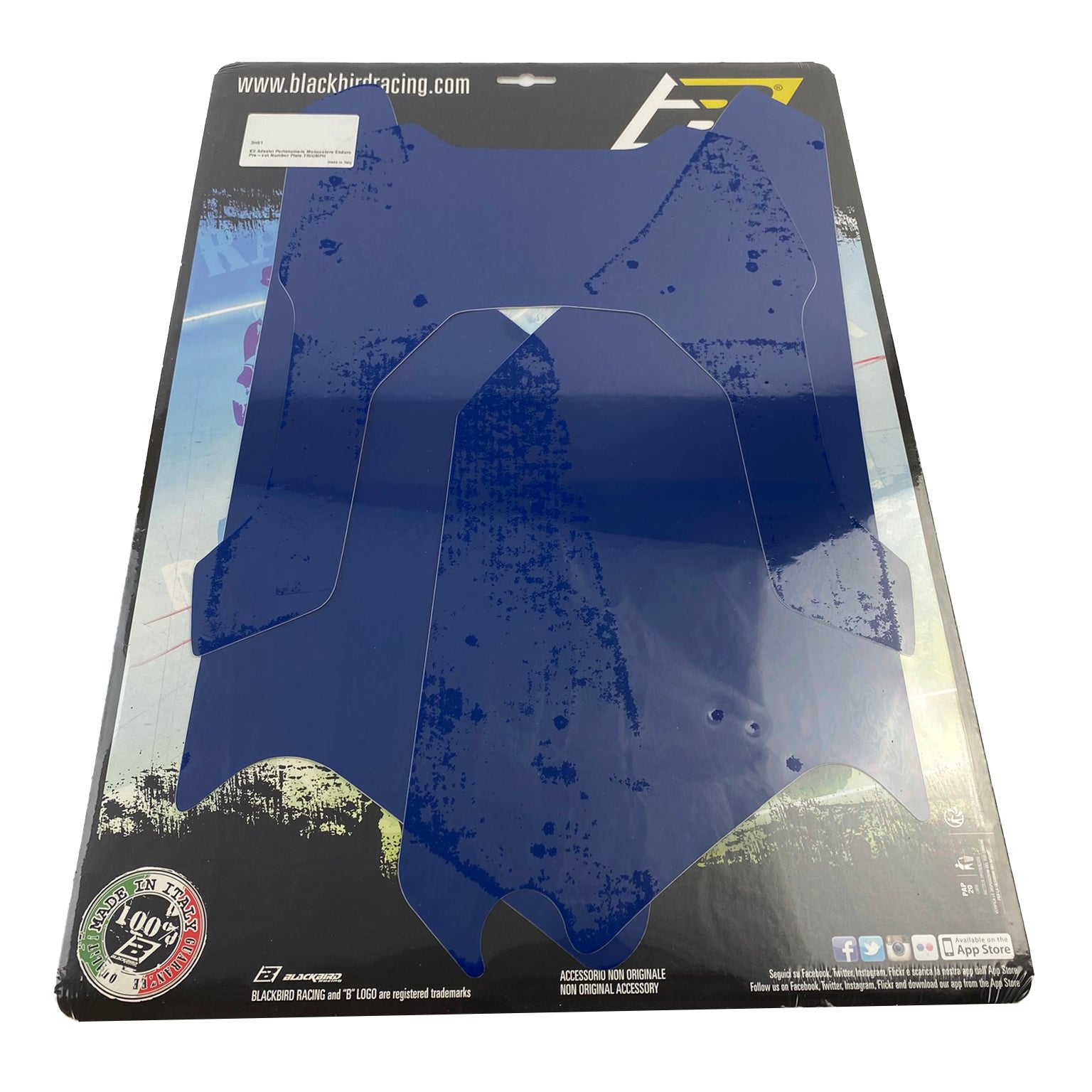 TRIUMPH TF 250X 24-25 BLUE ENDURO PRE CUT, BLACKBIRD 3H01/70