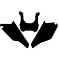 TRIUMPH TF 250X 24-25 BLACK ENDURO PRE CUT, BLACKBIRD 3H01/20