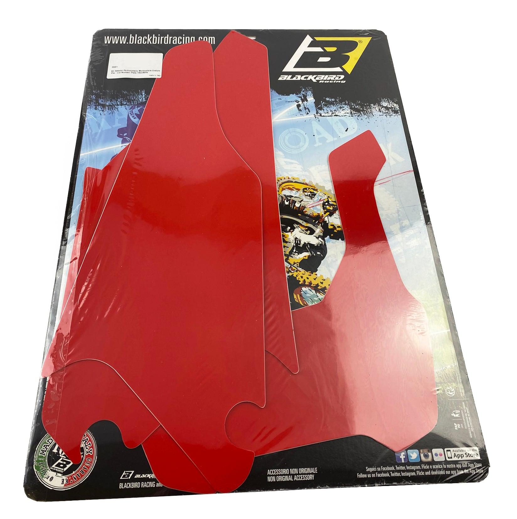 TRIUMPH TF 250X 24-25 RED ENDURO PRE CUT, BLACKBIRD 3H01/60