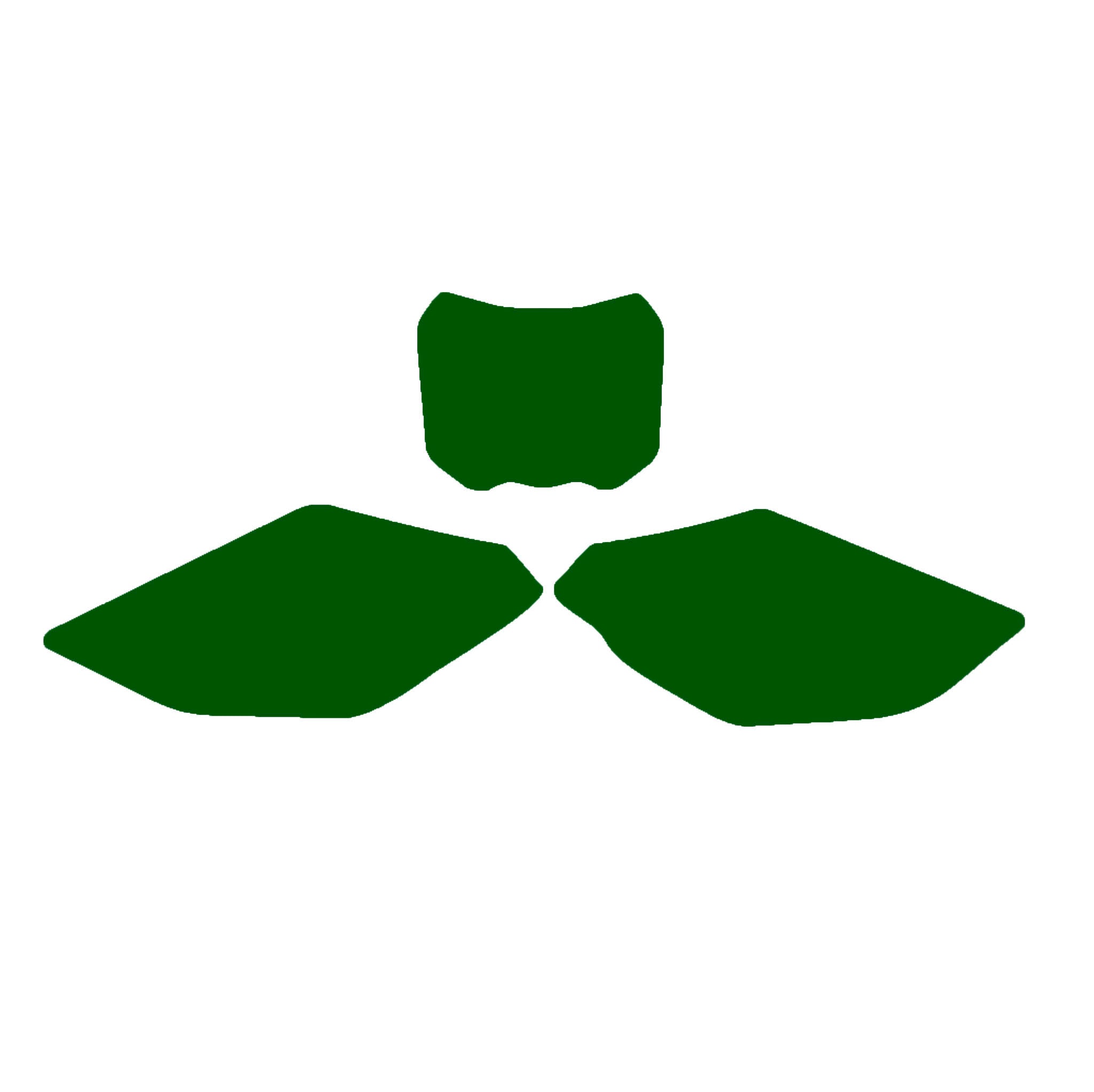 TM 2-STROKE MX 2022-25 PRE CUTS, BLACKBIRD 3819/30 GREEN, NUMBER BOARD BACKGROUNDS