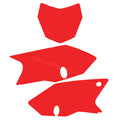 FANTIC XXF 2022-2025 PRE CUTS, BLACKBIRD 3F03/60 RED, NUMBER BOARD BACKGROUNDS