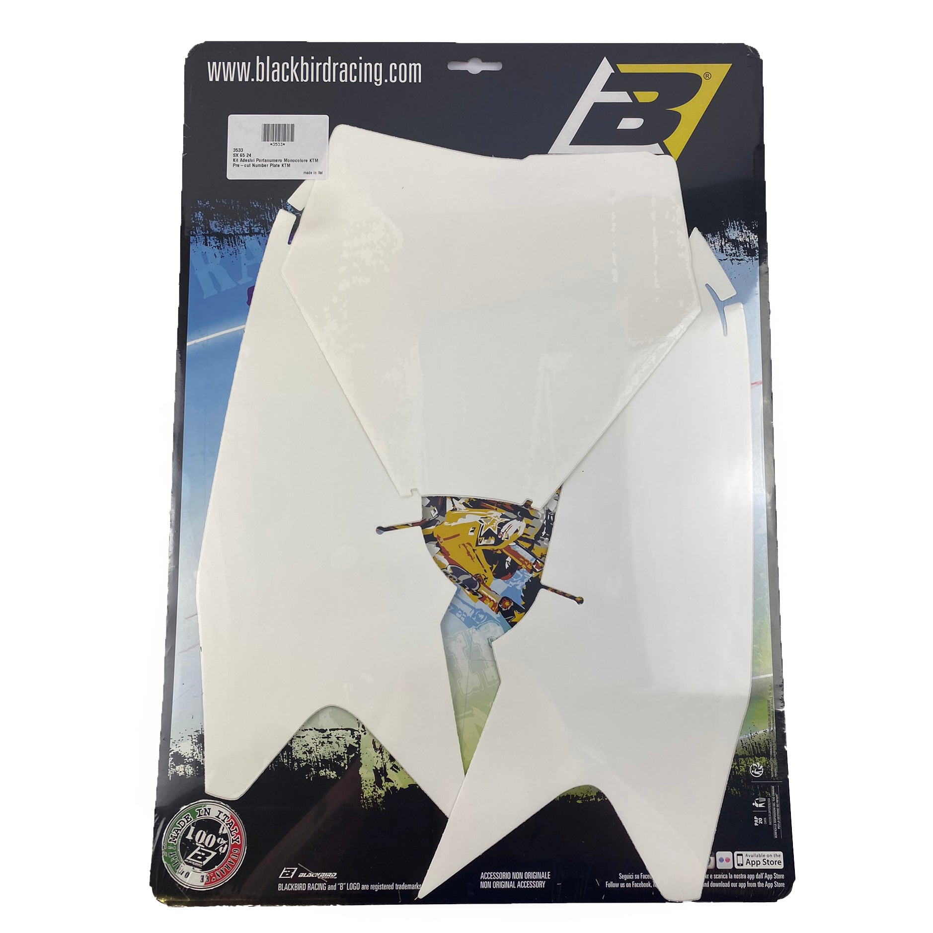 KTM SX 65 24-25 WHITE BACKGROUNDS, BLACKBIRD 3533/10